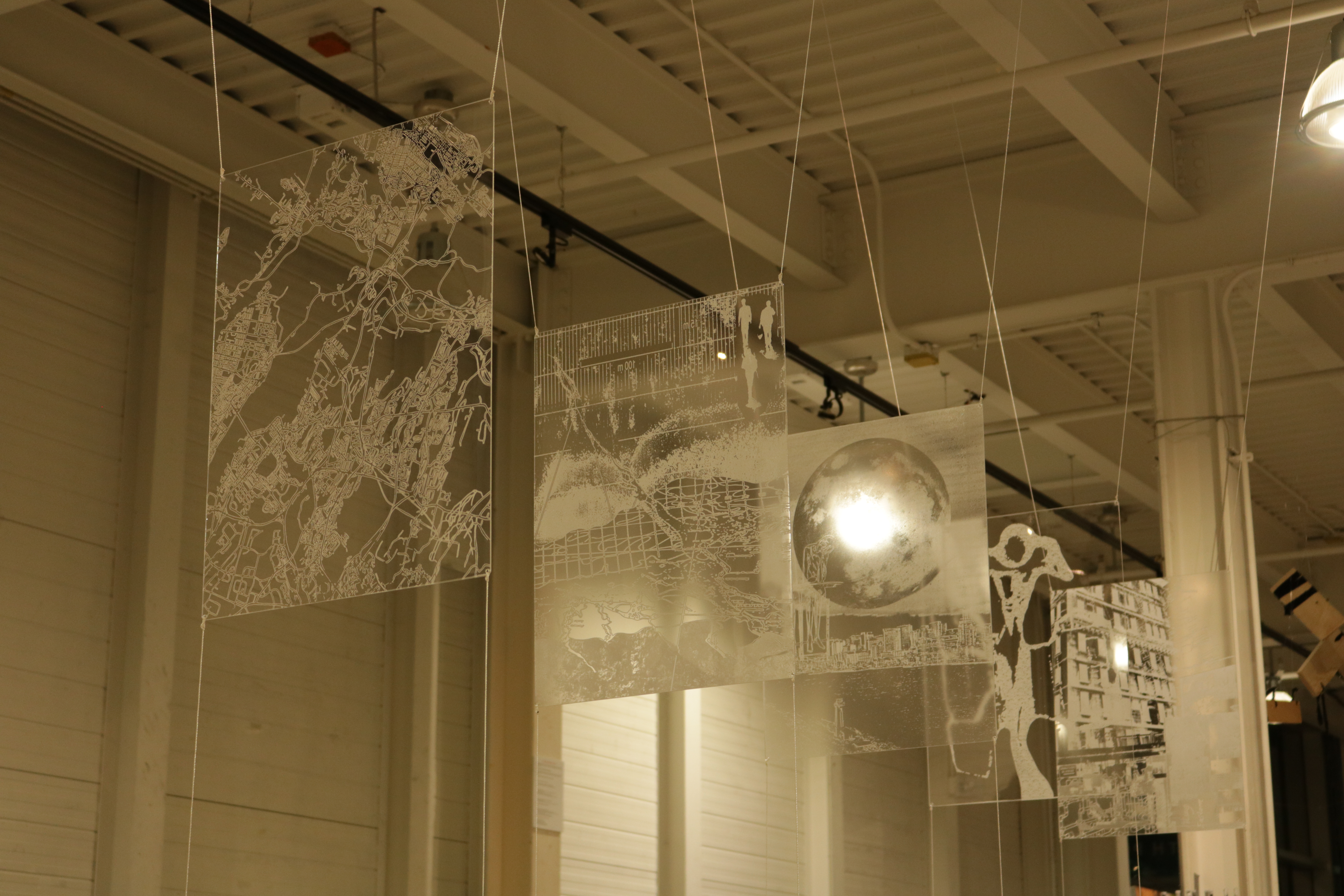 installation view of Visible Cities by Ada Denil at NSCAD University